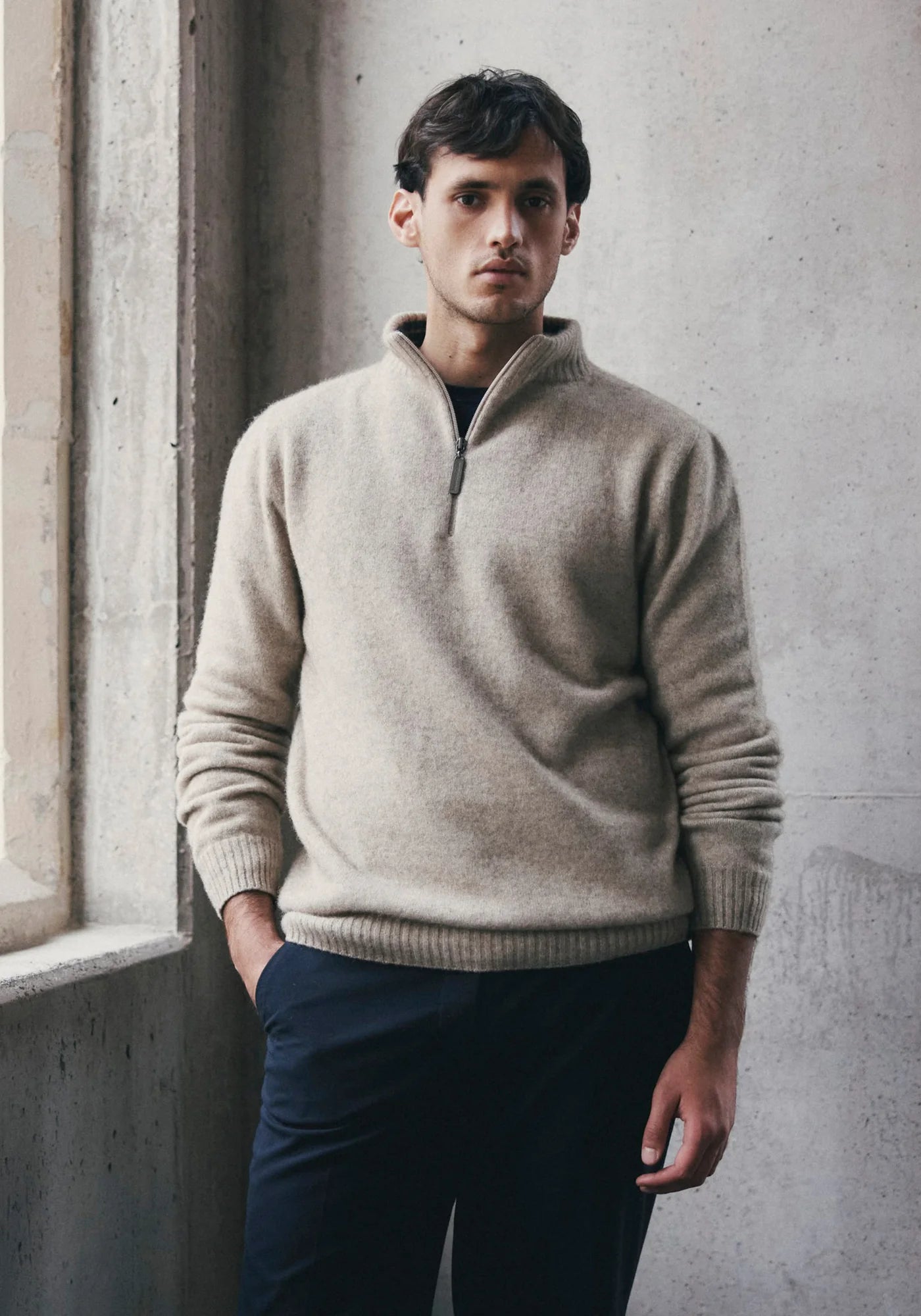 Merinomink Mens Whittaker Half Zip