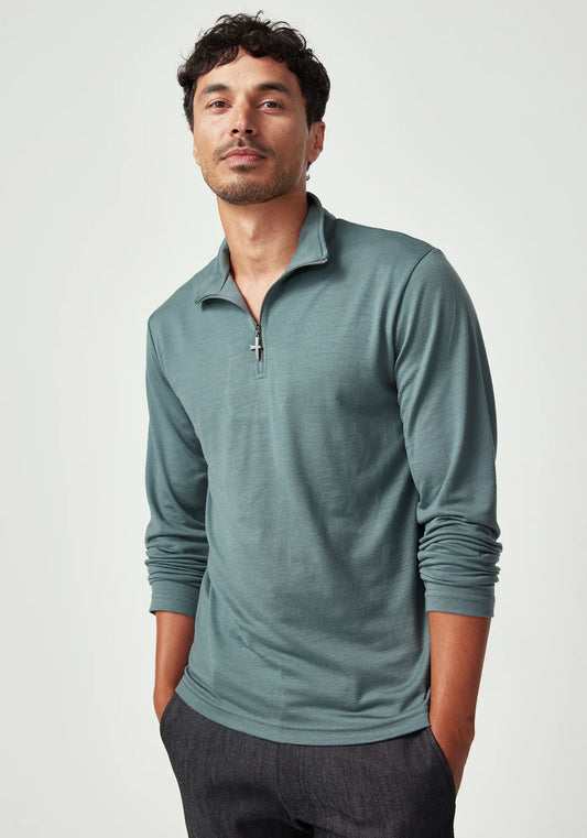 Untouched World Mens Merino Pua Zip Shirt