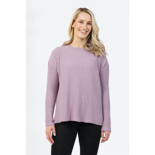 Native World Possum Merino Ribbed Relaxed Sweater