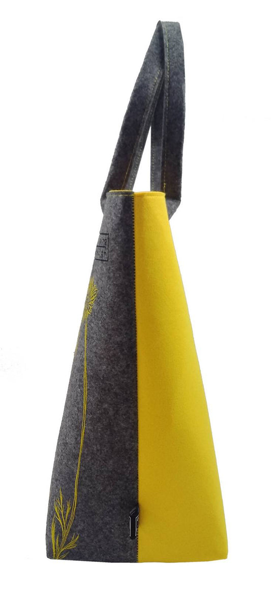 Daisy Design Shoulder Tote Bag by Jo Luping Design