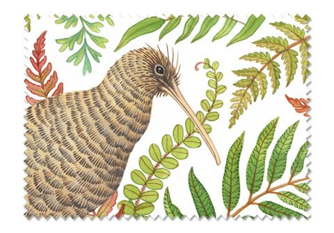 Kiwi and Fauna Design Lens & Screen Cloth by Tanya Wolfkamp