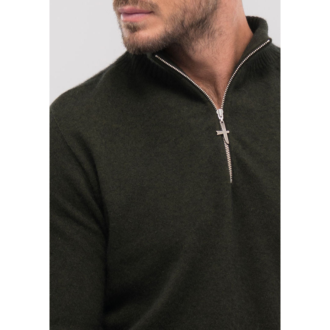Untouched World Mens Cassum Half Zip Sweater