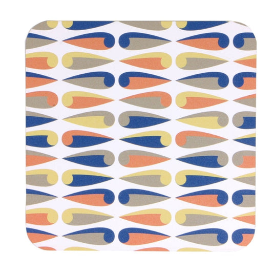 Retro Kiwi Pattern Tea Pot Stand Frond