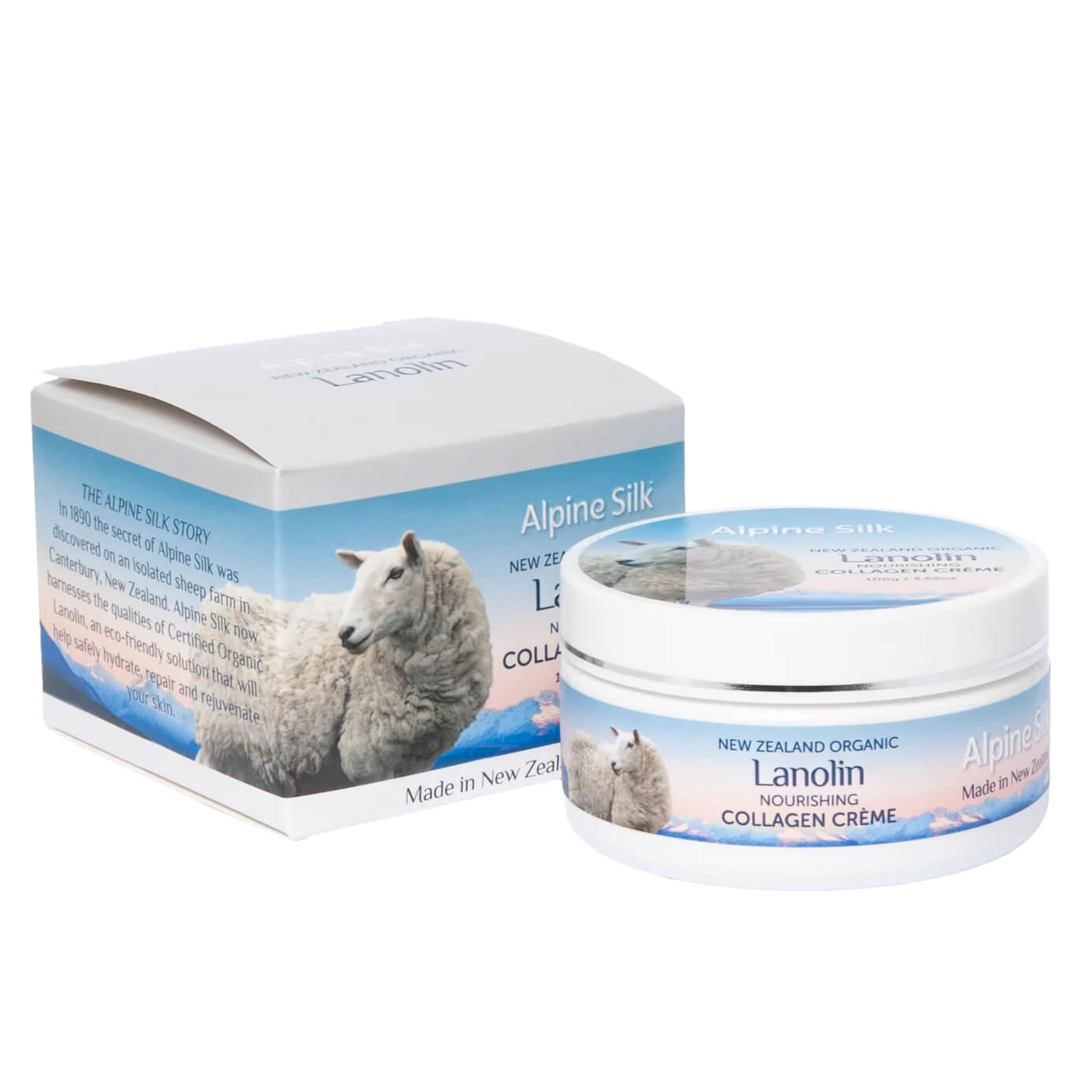 FREE Alpine Silk Organic Lanolin Nourishing Collagen Creme