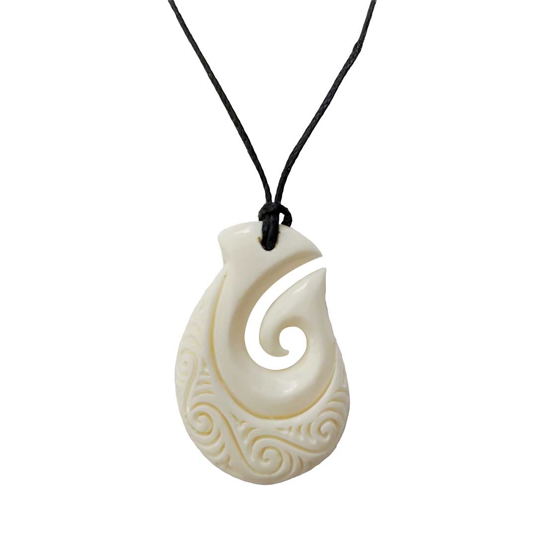 Bone Fish Hook Pendant