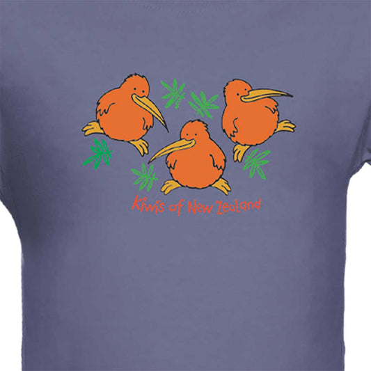 Childrens New Zealand Kiwi Puff T-Shirt Design