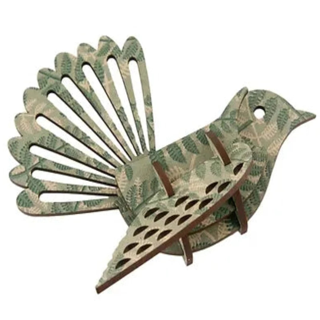 Wall Art Fantail with Fern Design - Flatpack