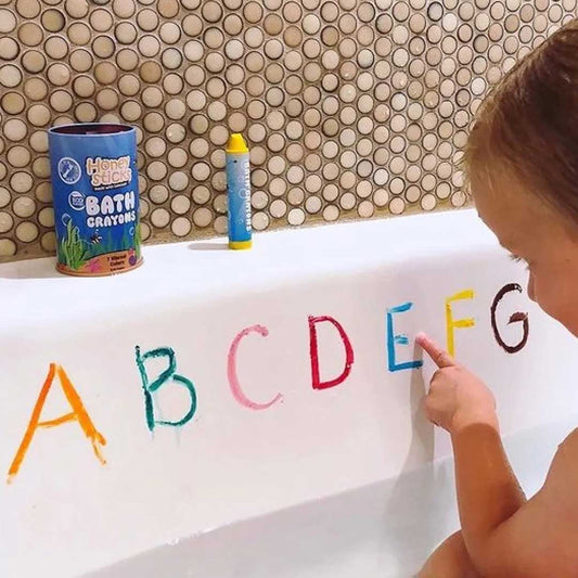 Honeysticks Bath Crayons Use