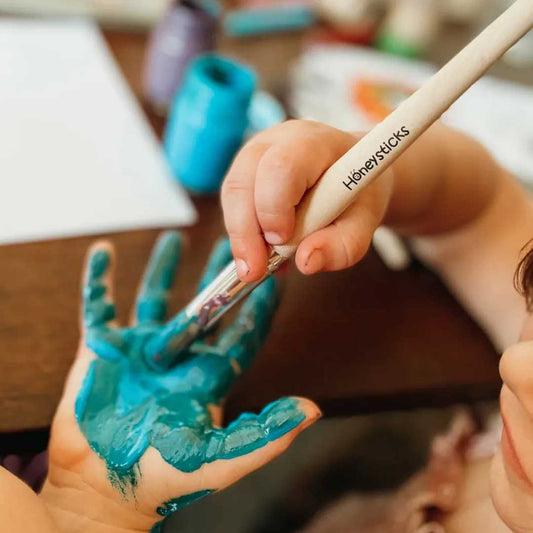 Honeysticks Jumbo Paint Brush Set - 3 Pack Play