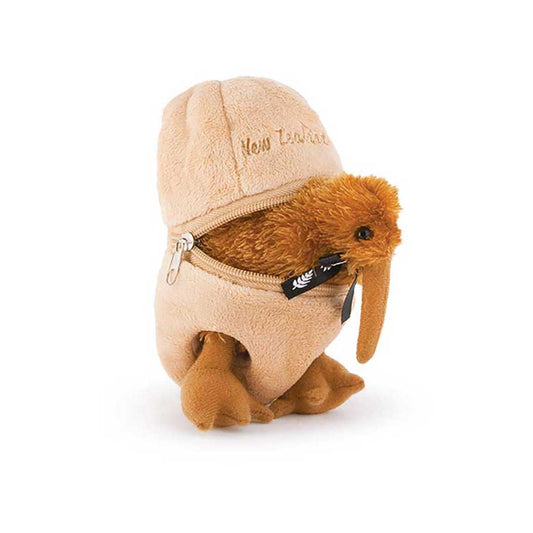 Kiwi & Friends Kiwi in an Egg Soft Toy Plush Brown