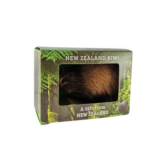 Lifelike Kiwi with Artificial Fur Box