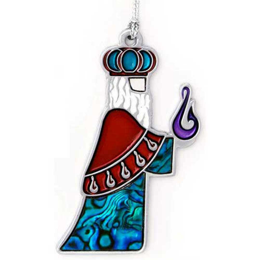 Matau King Paua Shell Decoration