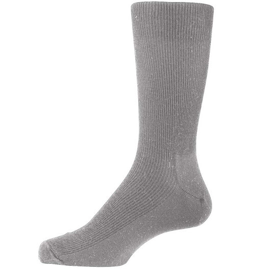Mens Rib Possum Socks by Duthie & Bull Ash