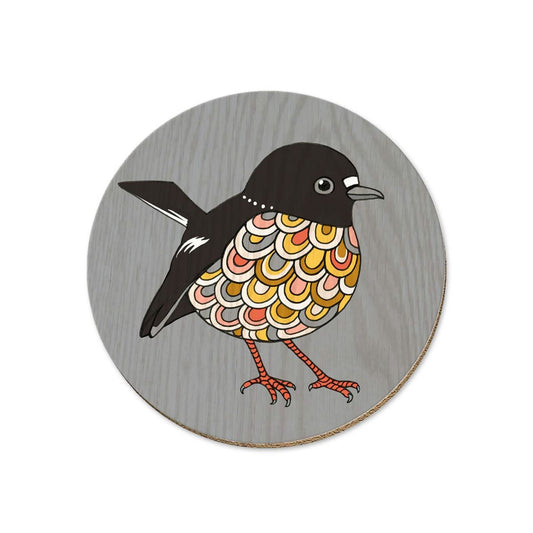 New Zealand Colourful Native Birds Mix'n'Match Coasters by Tanya Wolfkamp
