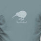 New Zealand Lone Kiwi Design Mens T-Shirt Design