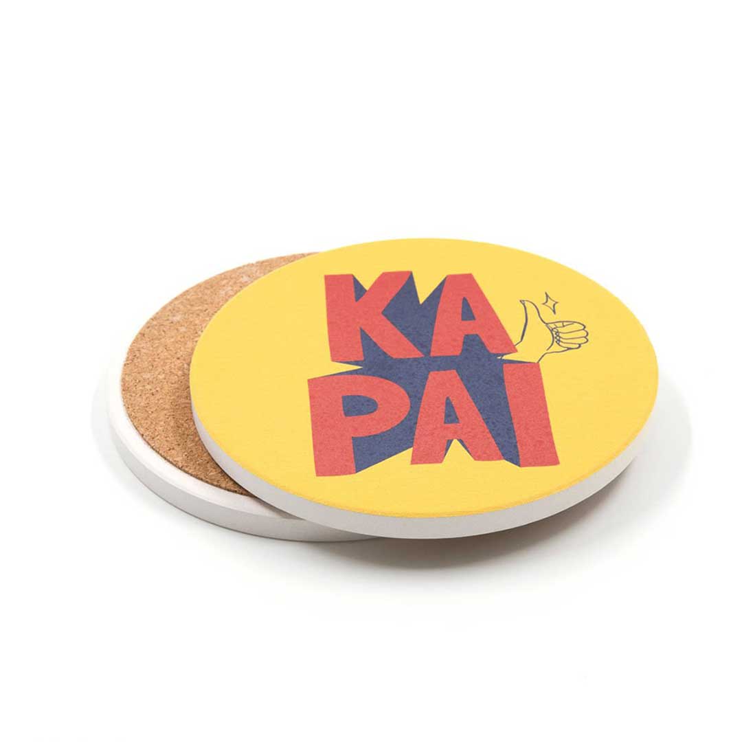 Te Reo Ceramic Coaster Ka Pai