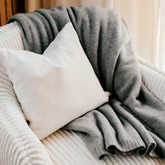 Untouched World Large Possum Merino Throw Shadow