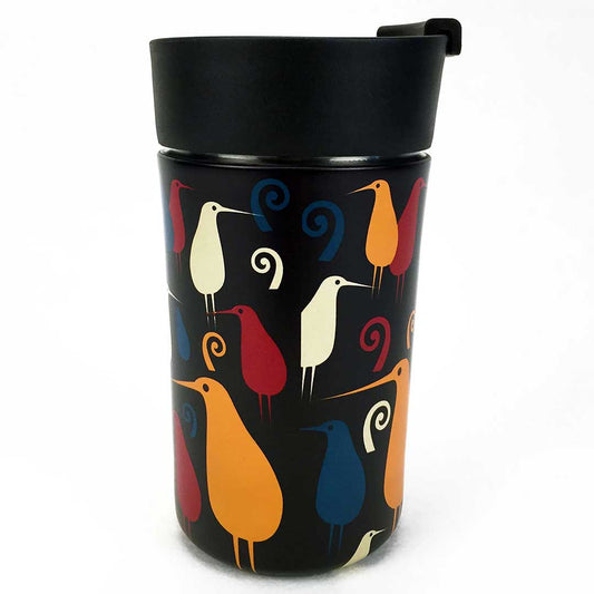 Wild Kiwi Reusable Insulated Adventure Cup Kiwi Crowd Side