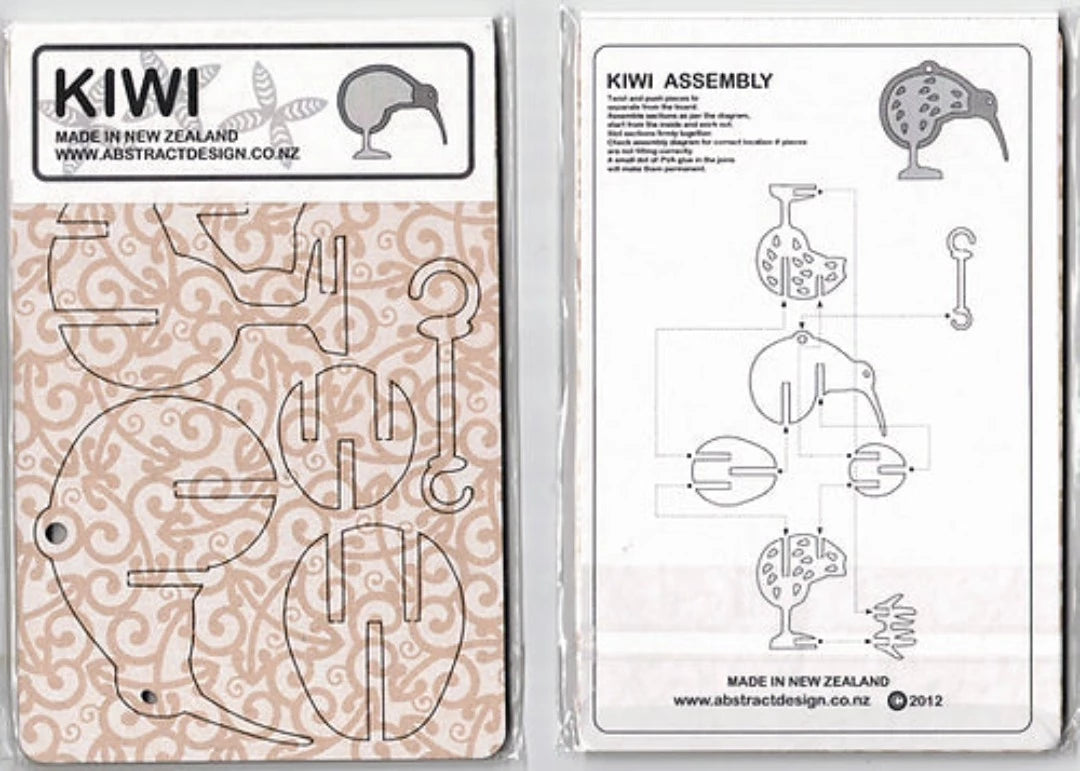 Kiwi Hanging Decoration with Koru Design