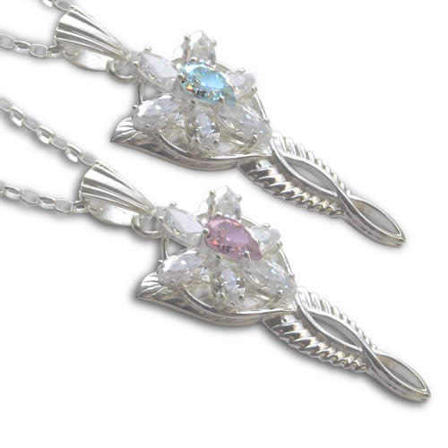 Arwen's Evenstar Pendant Alternative Stone