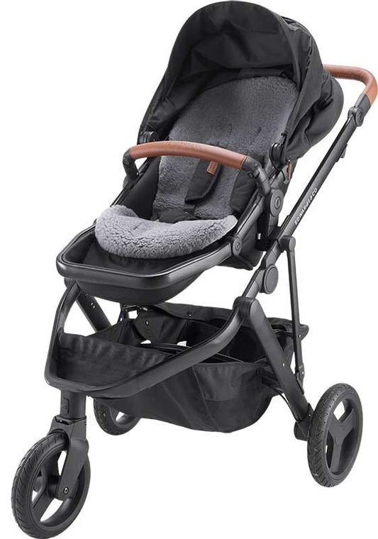 Baby Move Sheepskin Buggy Liner Grey