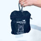 Wild Kiwi Silver Fern Pocket Pack Packable Backpack Black
