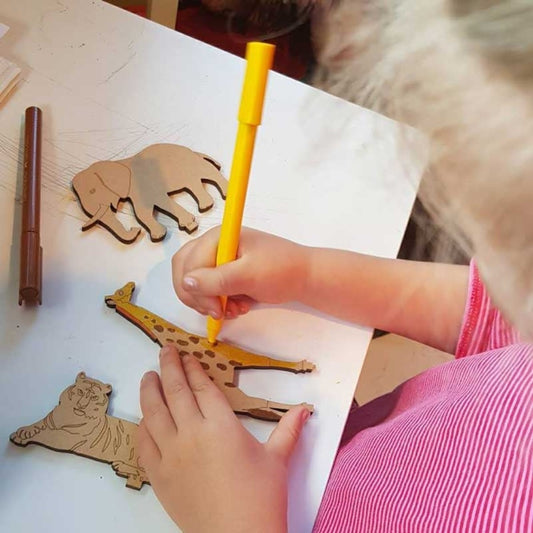 Colour Ups Create Your Own Zoo Animals Kit Work