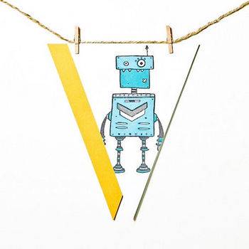 DIY Bunting Kit - Robots