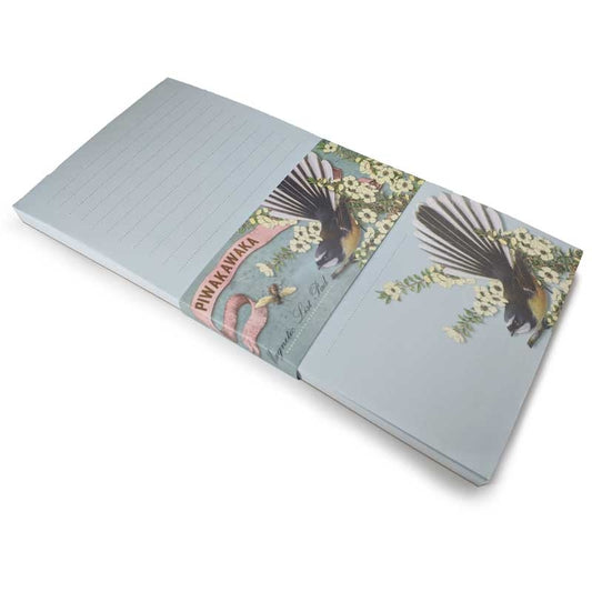 Fantail Piwakawaka - Magnetic List Pad by Wolfkamp & Stone Side