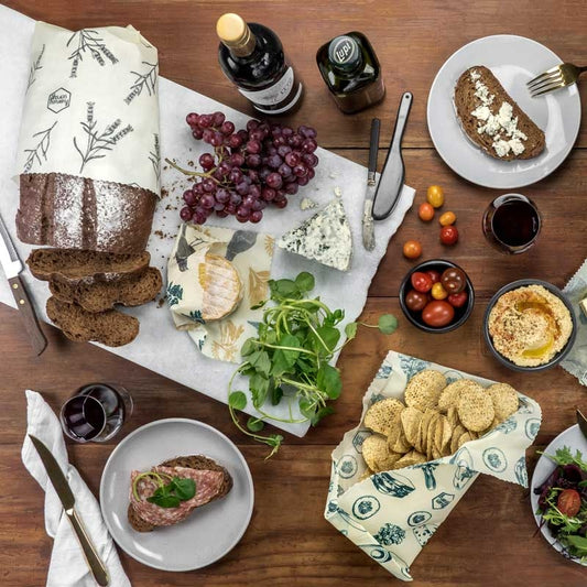 Honeywrap Reusable Food Wrap - Large - Food