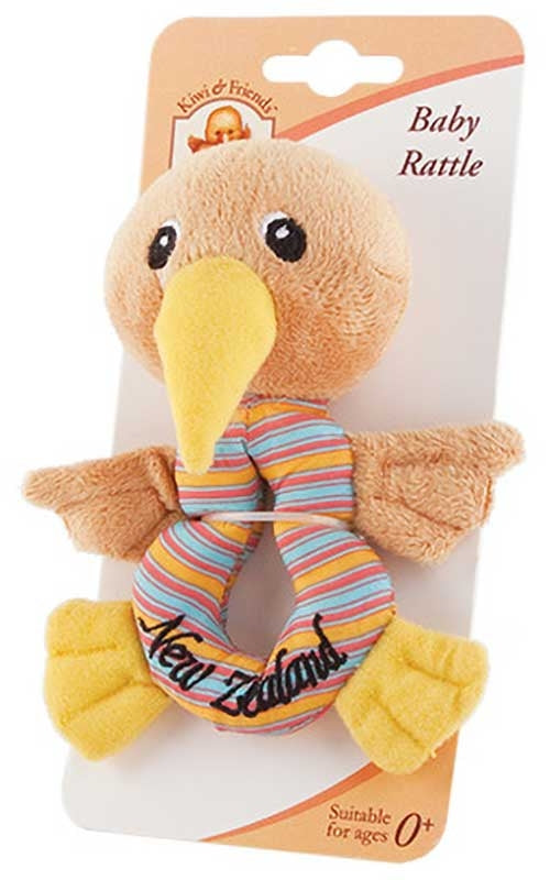 Kiwi & Friends - Kiwi Bird Baby Rattle