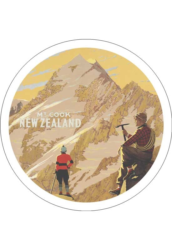 Mt Cook Ceramic Coaster