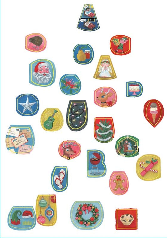 New Zealand Alphabet Christmas Tree Advent Calendar Prizes