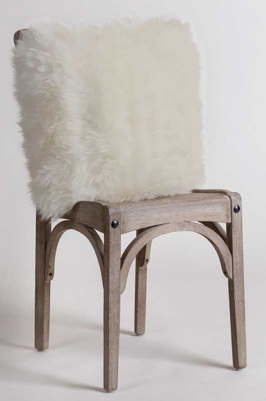 New Zealand Sheepskin Cushion - Ivory