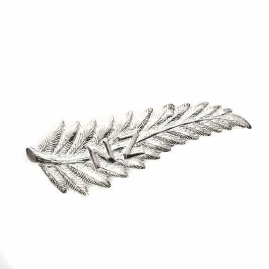 Vintage Style Sterling Silver New Zealand Fern Brooch 2