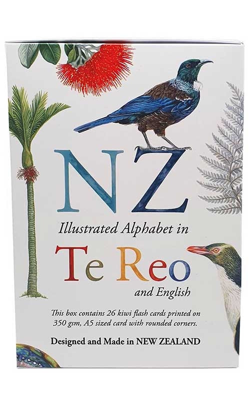 New Zealand Te Reo Alphabet Flash Cards Box