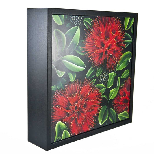 Pohutukawa by Diana Adams Box Framed Print Side
