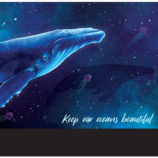 Reusable Coffee Cup Ocean Dreamers by Erika Pearce Design