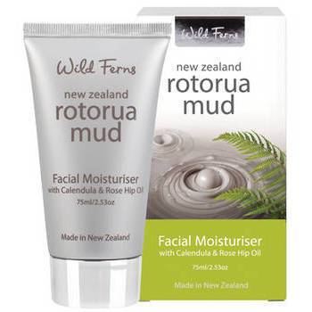 Wild Ferns Rotorua Mud Facial Moisturiser with Calendula & Rose Hip Oil