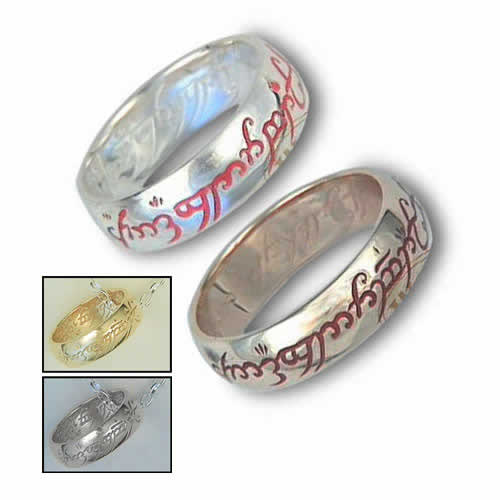 The ONE RING fluorescent Pendant with Chain