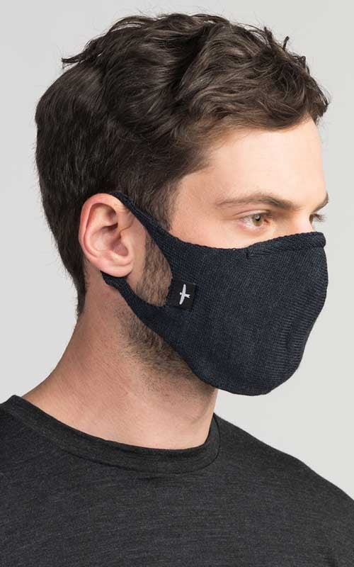 Untouched World Nanoknit Face Mask Navy Men