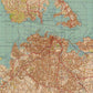 Vintage Auckland Map - Detail - A3