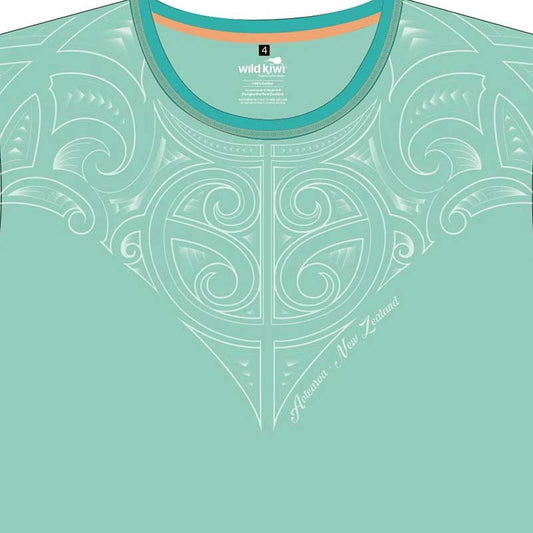 Wild Kiwi Childrens Ta Moko T-Shirt Design