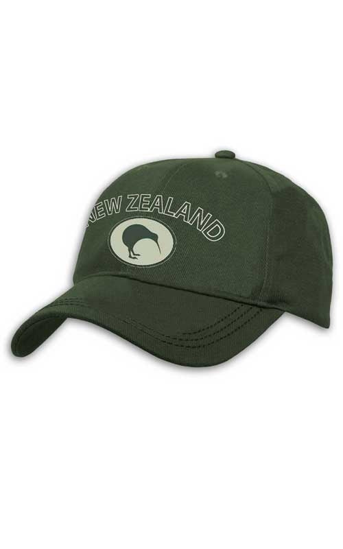 Wild Kiwi Green New Zealand Kiwi Cap