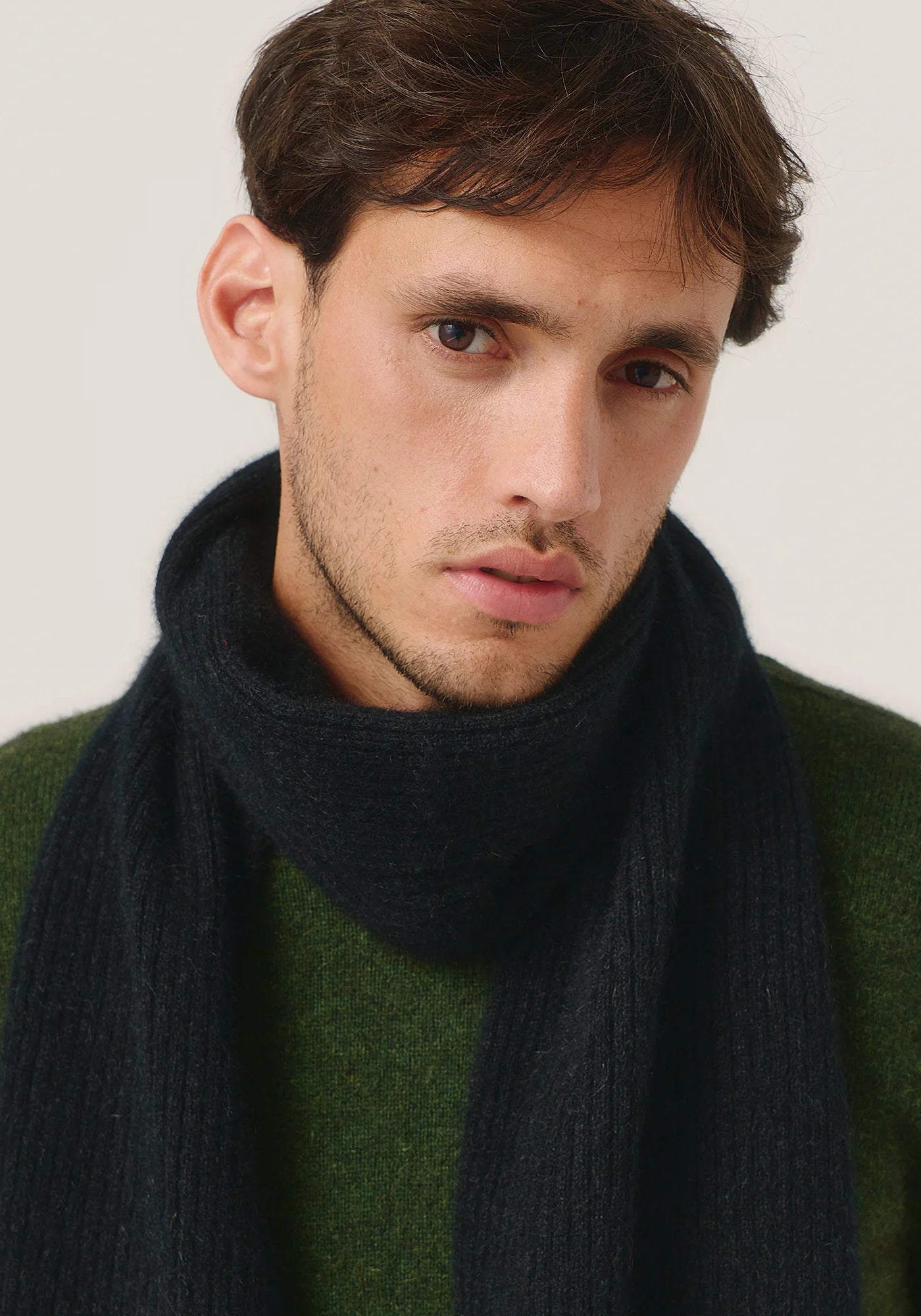 Merinomink Ribbed Scarf