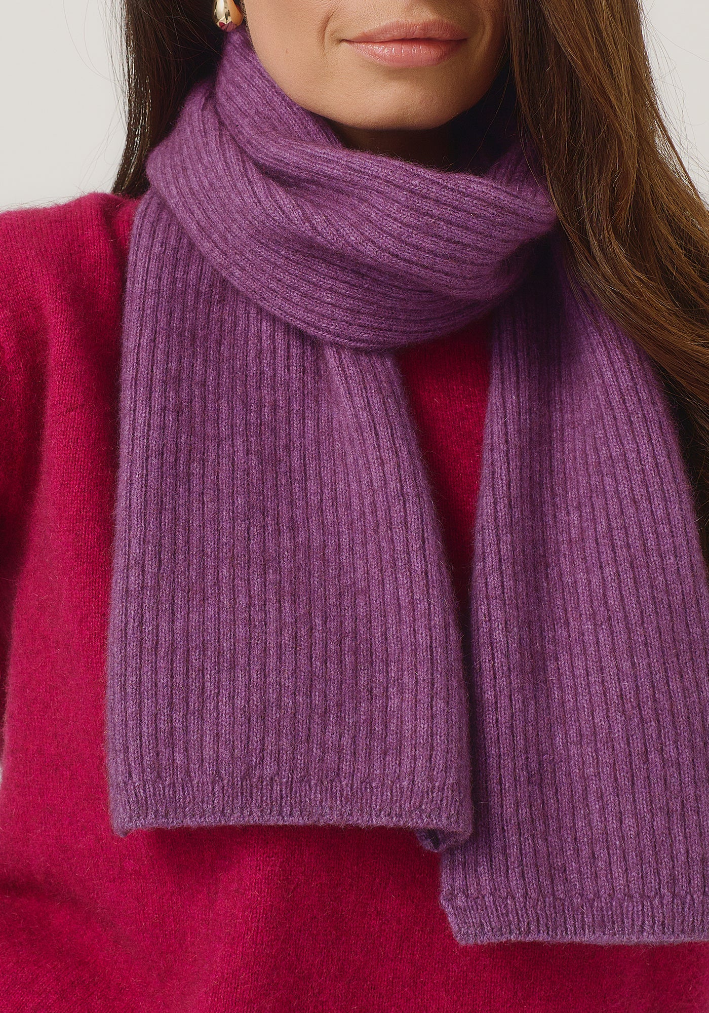 Merinomink Ribbed Scarf