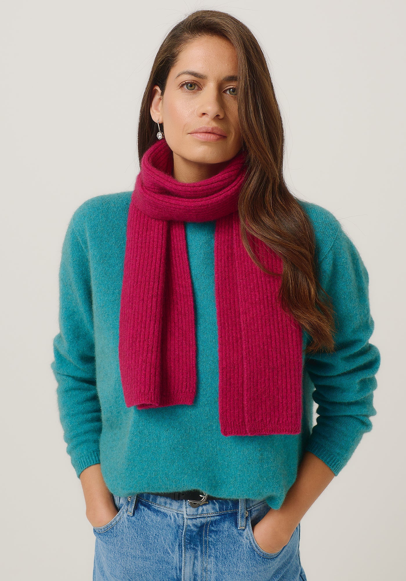 Merinomink Ribbed Scarf