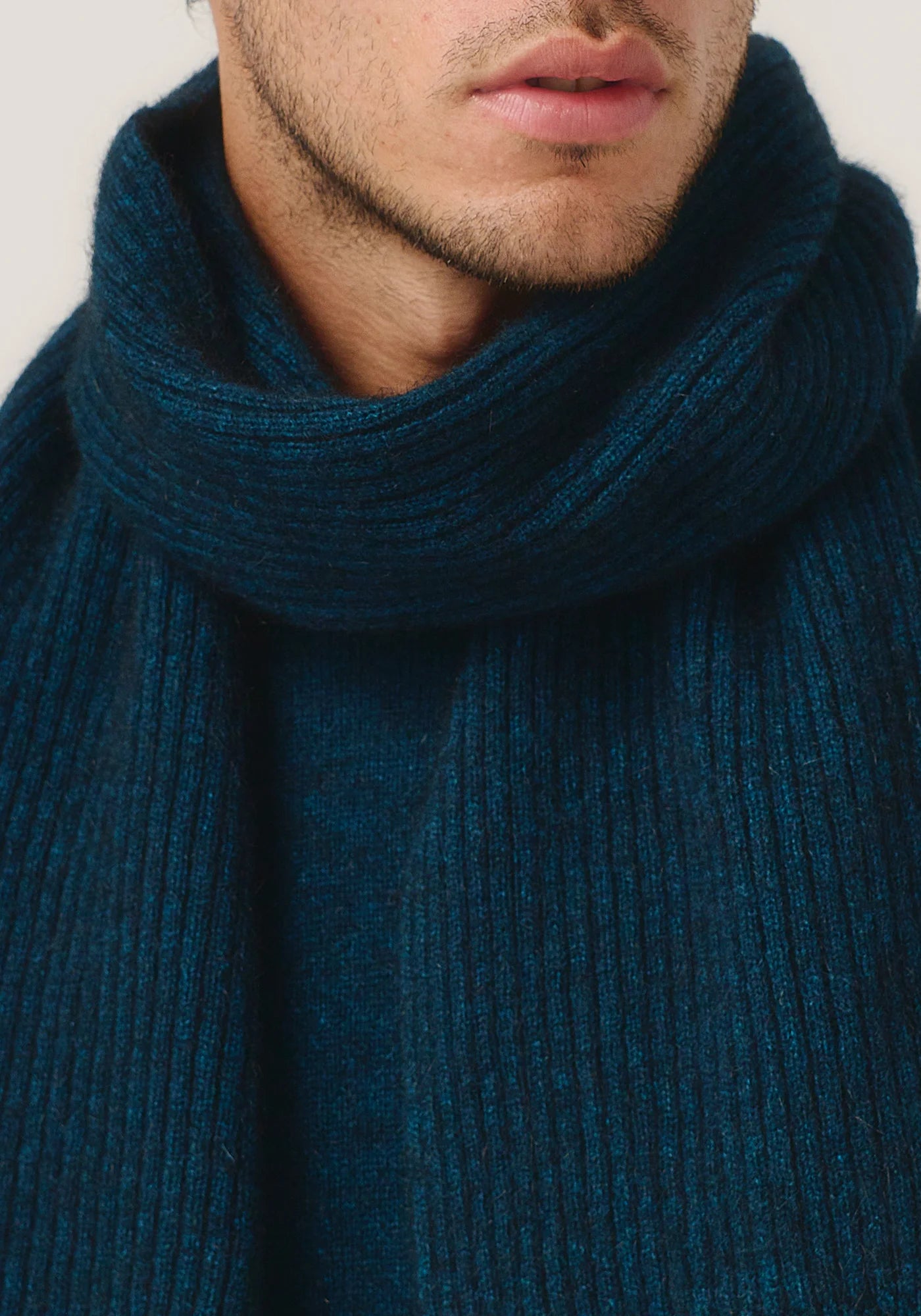 Merinomink Ribbed Scarf