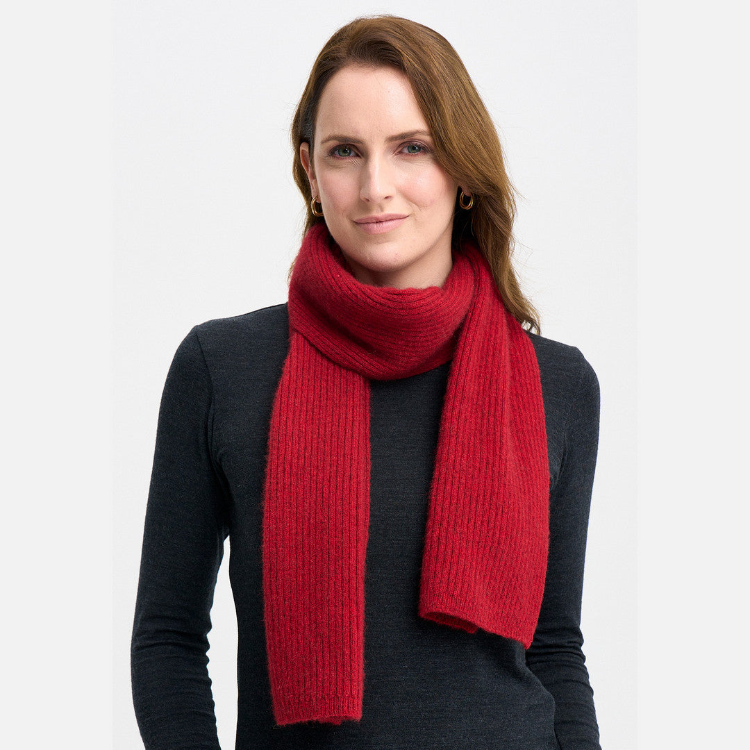 Merinomink Ribbed Scarf