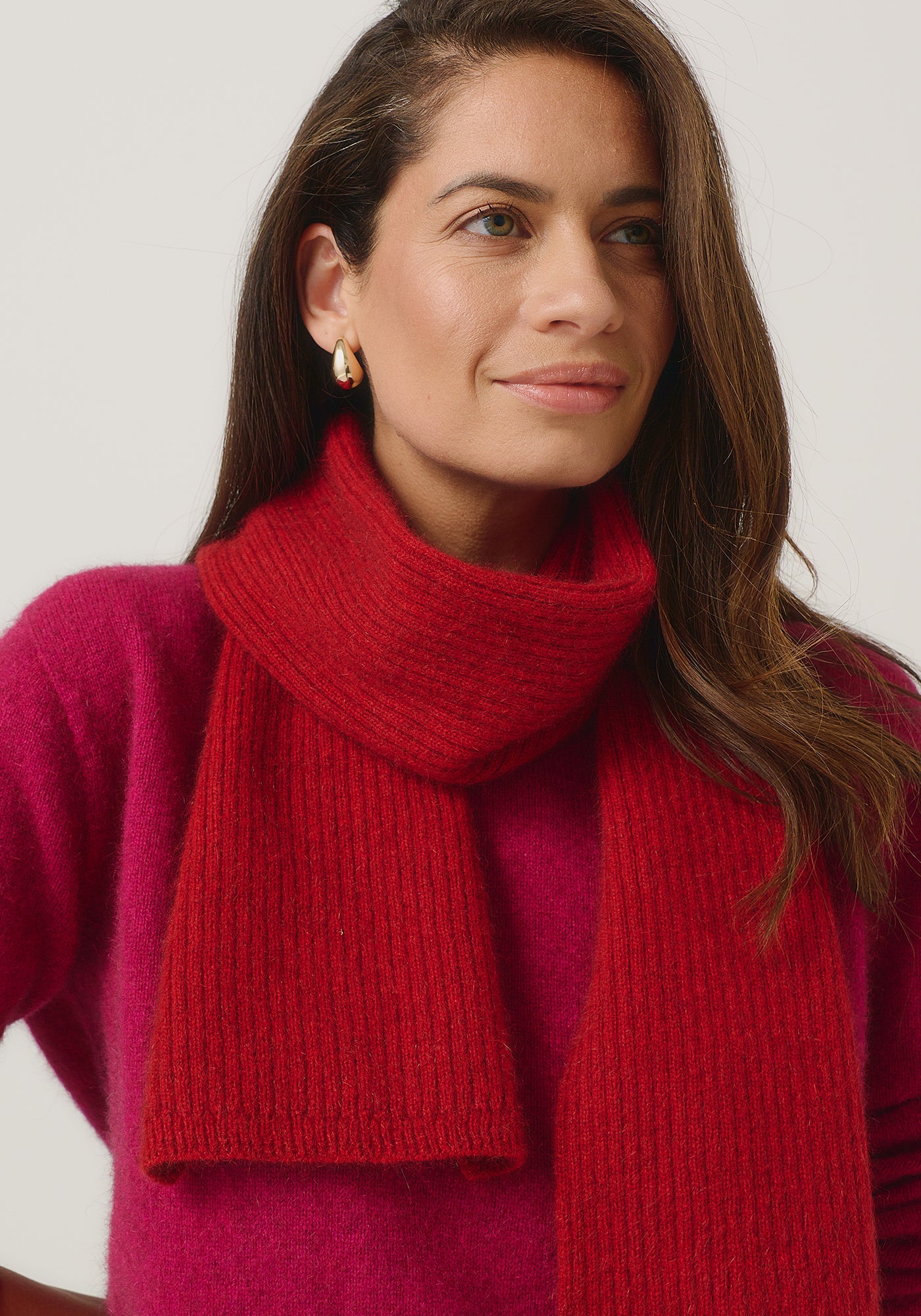 Merinomink Ribbed Scarf